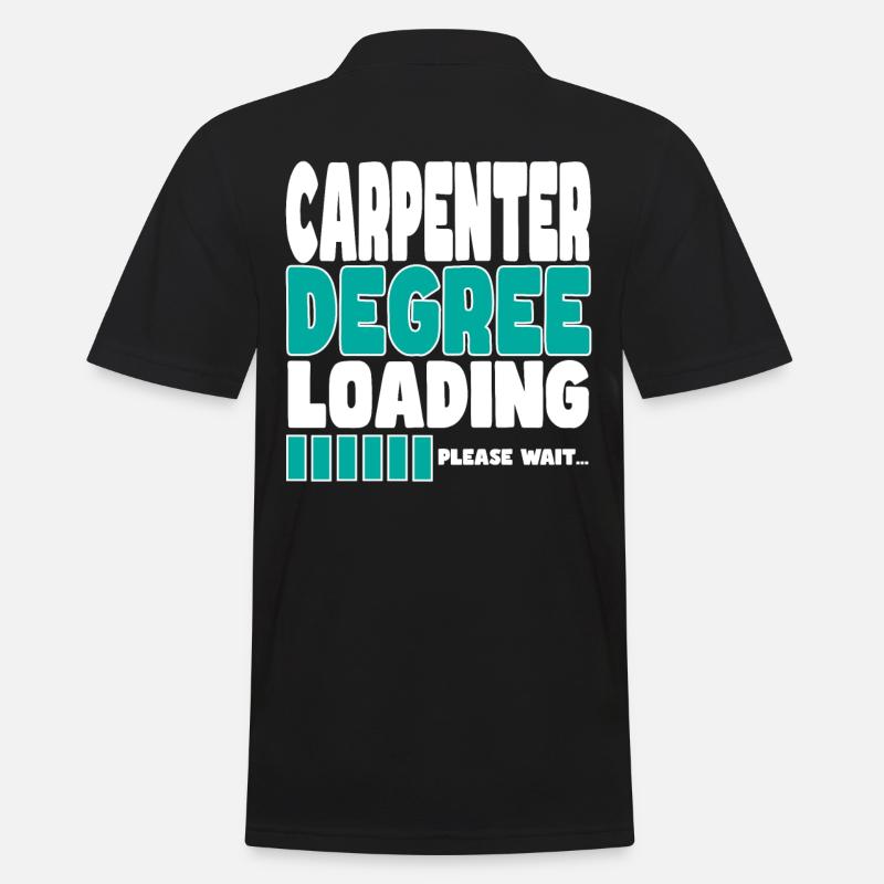Carpenter invites training - Men's Polo Shirt - black