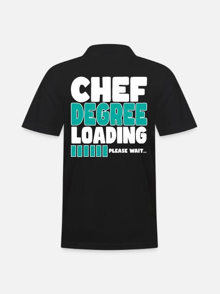 Chef invites training - Men's Polo Shirt - black