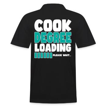 Chef invites training - Men's Polo Shirt - black - Back - Kai (181cm)
