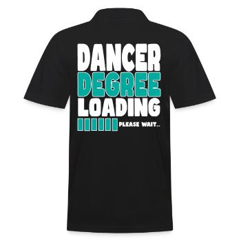 Dancer invites training - Men's Polo Shirt - black - Back - Kai (181cm)