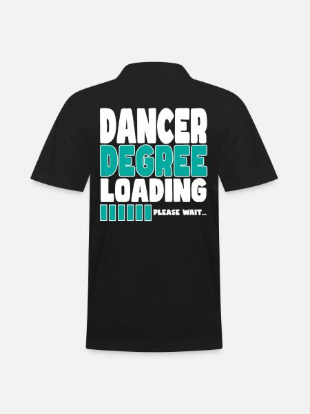 Dancer invites training - Men's Polo Shirt - black