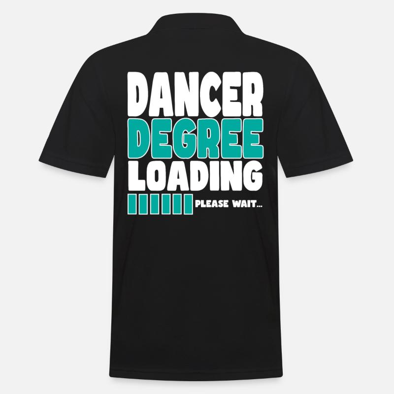 Dancer invites training - Men's Polo Shirt - black
