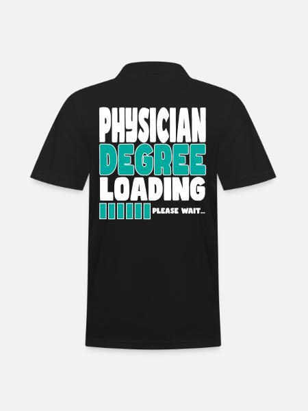 Doctor invites training - Men's Polo Shirt - black
