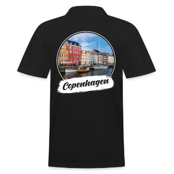 Souvenir de Copenhague - Polo Homme - noir - Dos - Kai (181cm)