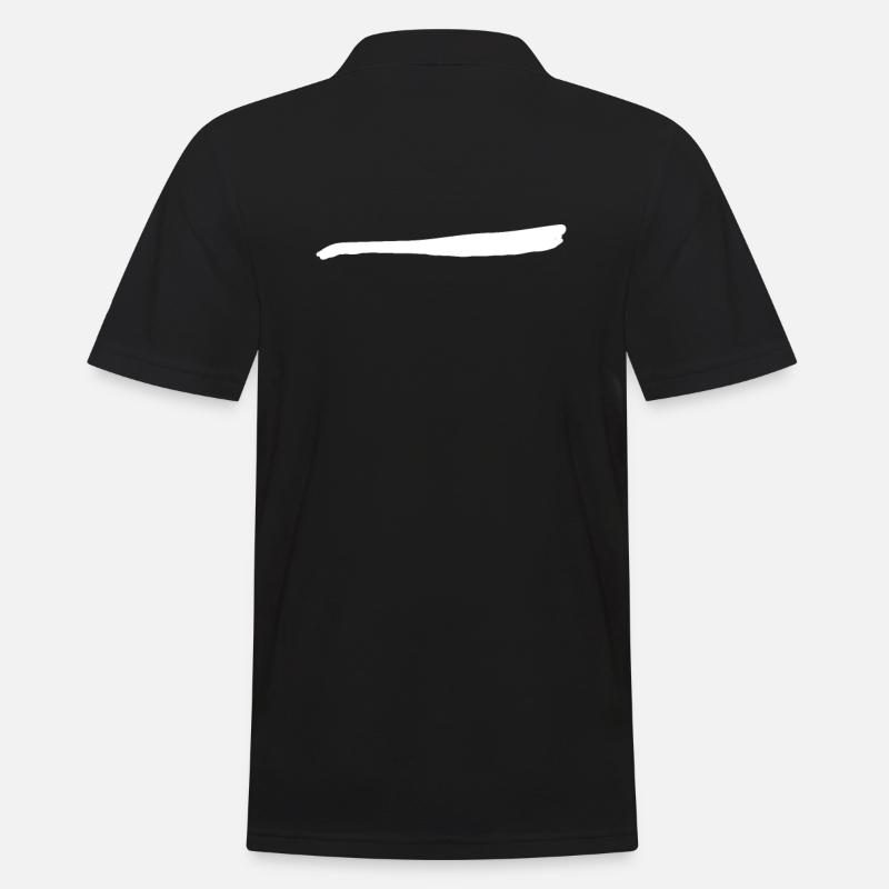 Koreansisch Buchstabe Eu - Männer Poloshirt - Schwarz