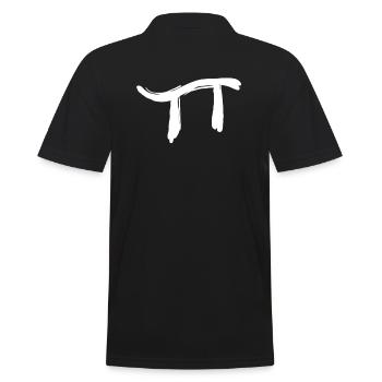 Lettre coréenne Yu - Polo Homme - noir - Dos - Kai (181cm)