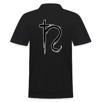 Symbole d’astrologie de Saturne - Polo Homme - noir - Dos - Kai (181cm)