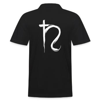 Symbole d’astrologie de Saturne - Polo Homme - noir - Dos - Kai (181cm)