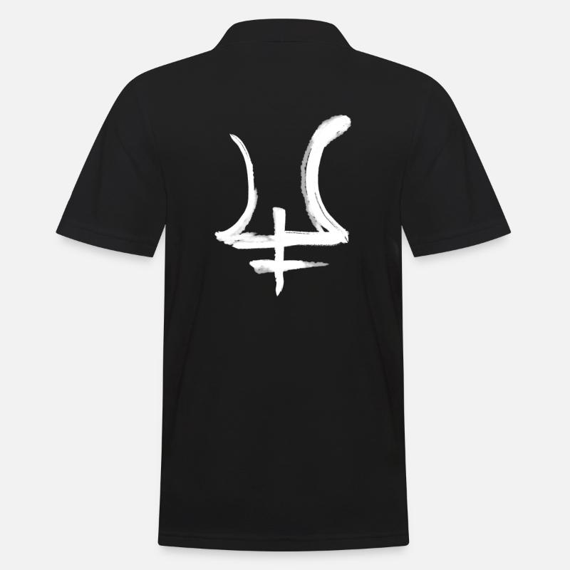 Symbole d’astrologie de Neptune - Polo Homme - noir
