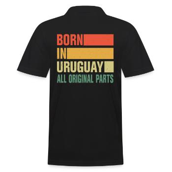 Né en Uruguay - Polo Homme - noir - Dos - Kai (181cm)