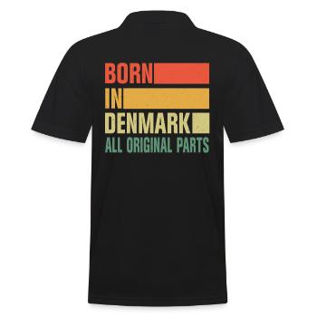 Né au Danemark - Polo Homme - noir - Dos - Kai (181cm)