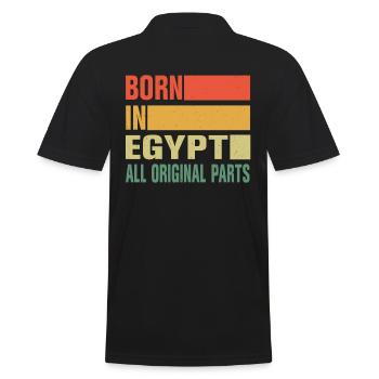 Né en Égypte - Polo Homme - noir - Dos - Kai (181cm)