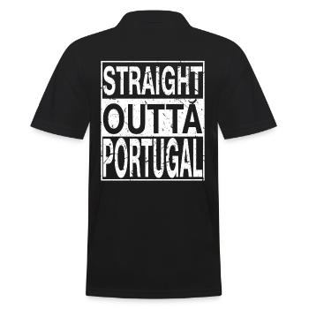 Portugal Straight outta Portugal - Polo Homme - noir - Dos - Kai (181cm)