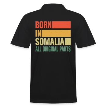 Né en Somalie - Polo Homme - noir - Dos - Kai (181cm)