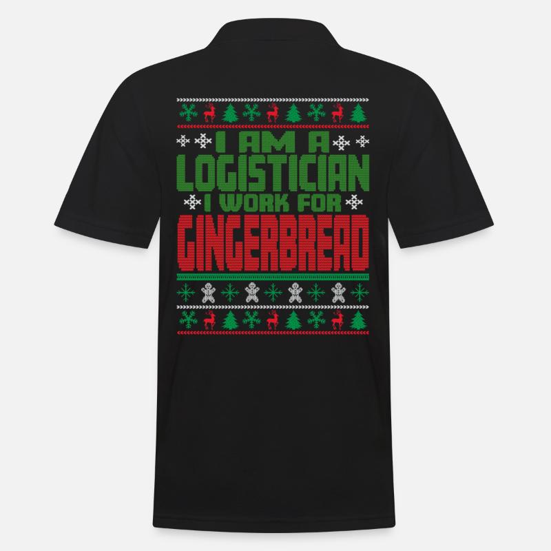 Citation de Noël de Logisticien - Polo Homme - noir