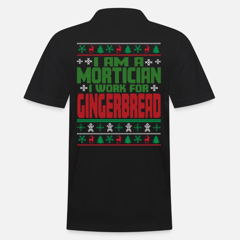 Bestatter Weihnachten Spruch - Männer Poloshirt - Schwarz