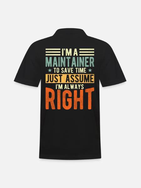Caretaker - Men's Polo Shirt - black