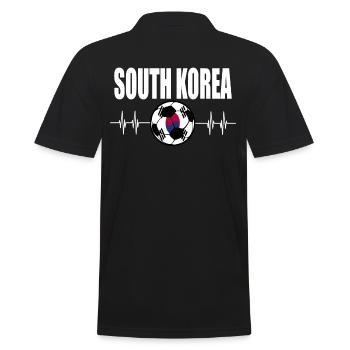Corée du Sud de football - Polo Homme - noir - Dos - Kai (181cm)