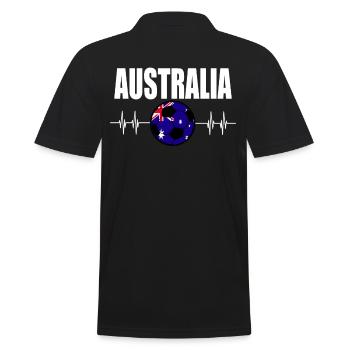 Football australien - Polo Homme - noir - Dos - Kai (181cm)