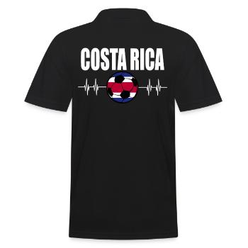 Costa Rica Football - Polo Homme - noir - Dos - Kai (181cm)