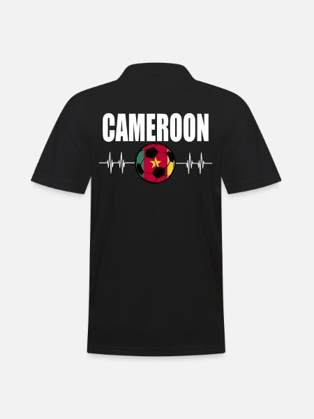 Cameroon Football - Men's Polo Shirt - black