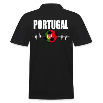 Portugal Football - Polo Homme - noir - Dos - Kai (181cm)