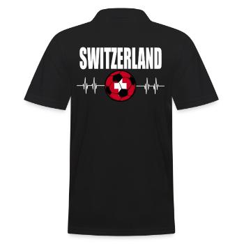 Football suisse - Polo Homme - noir - Dos - Kai (181cm)