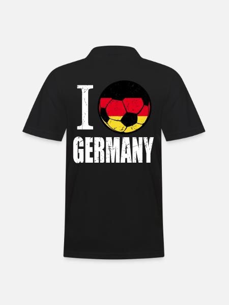 Germany Football - Men's Polo Shirt - black