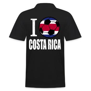Costa Rica Football - Polo Homme - noir - Dos - Kai (181cm)