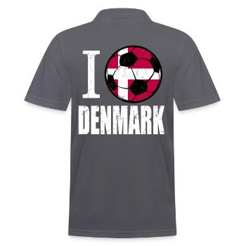Danemark Football - Polo Homme - charbon - Dos - Nico (186cm)