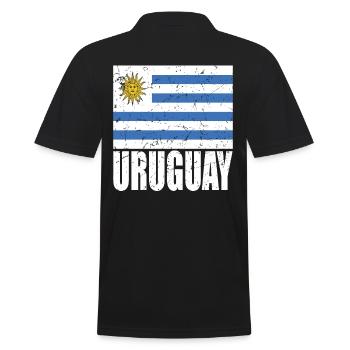 Drapeau de l’Uruguay - Polo Homme - noir - Dos - Kai (181cm)