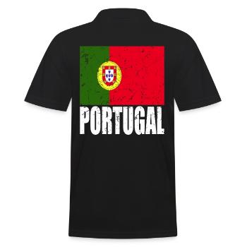 Drapeau du Portugal - Polo Homme - noir - Dos - Kai (181cm)