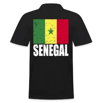 Drapeau du Sénégal - Polo Homme - noir - Dos - Kai (181cm)