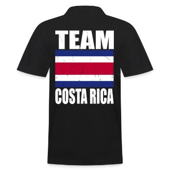 Équipe Costa Rica Football - Polo Homme - noir - Dos - Kai (181cm)