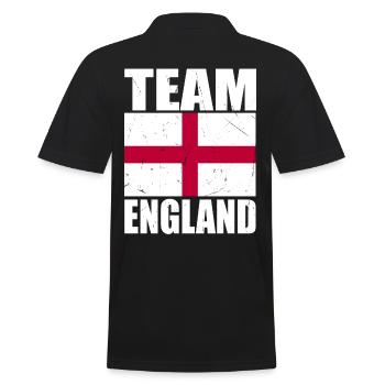 Équipe d’Angleterre de football - Polo Homme - noir - Dos - Kai (181cm)