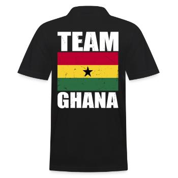 Équipe du Ghana de football - Polo Homme - noir - Dos - Kai (181cm)