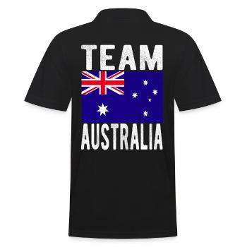 Drapeau de l’Australie - Polo Homme - noir - Dos - Kai (181cm)