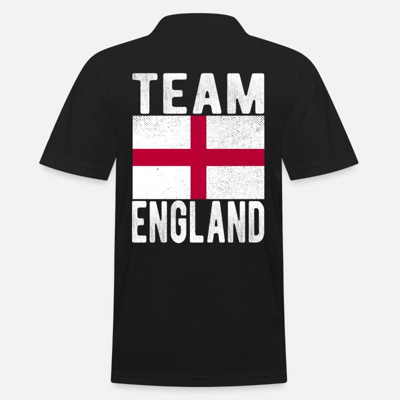 Drapeau de l’Angleterre - Polo Homme - noir
