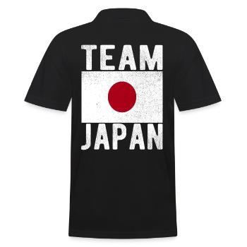 Drapeau du Japon - Polo Homme - noir - Dos - Kai (181cm)