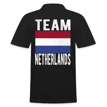 Drapeau des Pays-Bas - Polo Homme - noir - Dos - Kai (181cm)