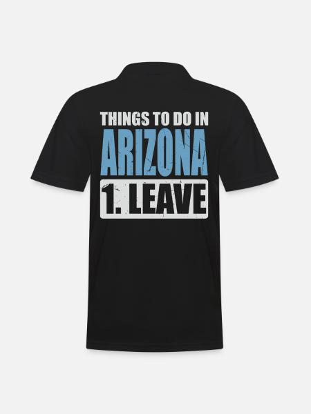 Arizona Memes - Men's Polo Shirt - black