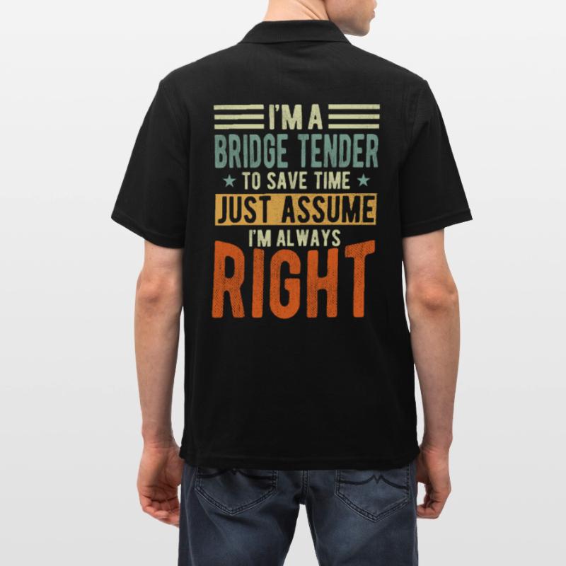 Bridge tender Men's Polo Shirt