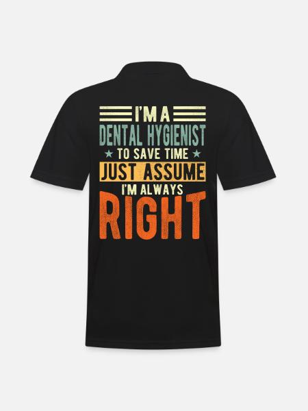 Dental hygienists - Men's Polo Shirt - black