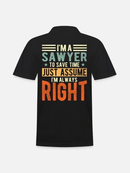 Sawyer - Men's Polo Shirt - black