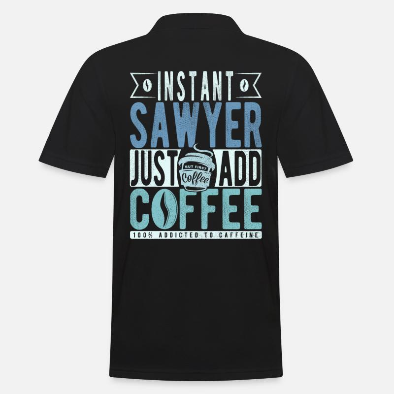 Citation de Sawyer Coffee - Polo Homme - noir