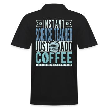 Café de professeur de sciences Dicton - Polo Homme - noir - Dos - Kai (181cm)