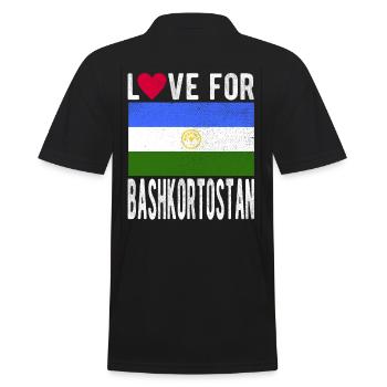 Souvenir du Bachkortostan - Polo Homme - noir - Dos - Kai (181cm)