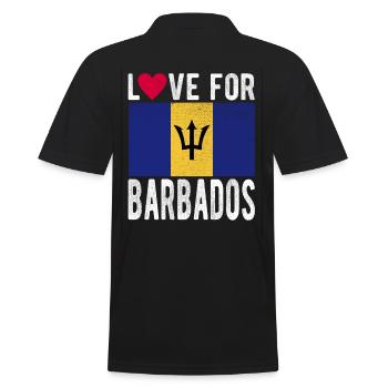 Souvenir de la Barbade - Polo Homme - noir - Dos - Kai (181cm)