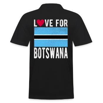 Botswana Souvenir - Polo Homme - noir - Dos - Kai (181cm)