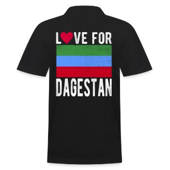 Souvenir du Daghestan - Polo Homme - noir - Dos - Kai (181cm)